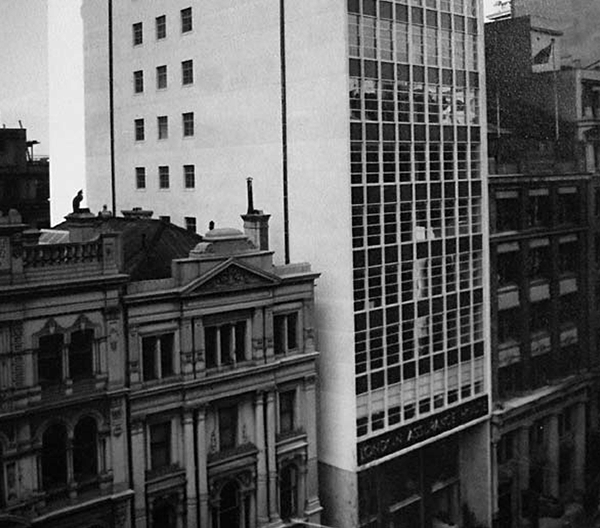 The American International Underwriters office, Collins Street, Melbourne, Australia